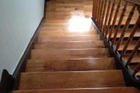 aufgearbeitete Treppe