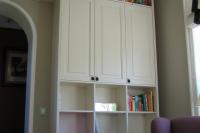 Schrankwand in weiß