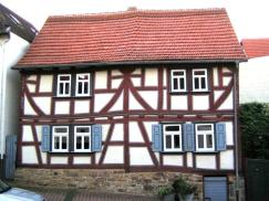 saniertes Fachwerkhaus