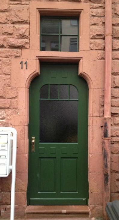 Haustür nachher