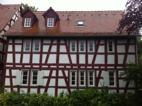 saniertes Fachwerkhaus