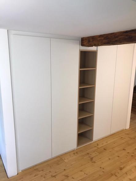 Einbaumöbel mit Lackfronten matt