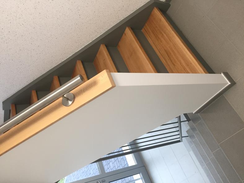 Treppensanierung mit Geländerverkleidung