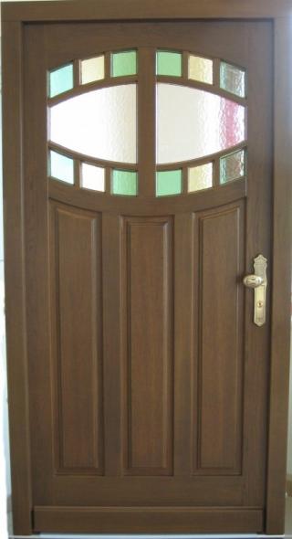 Rekonstruierte Jugendstilhaustür