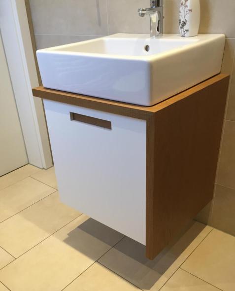 Waschtischunterschrank Eiche