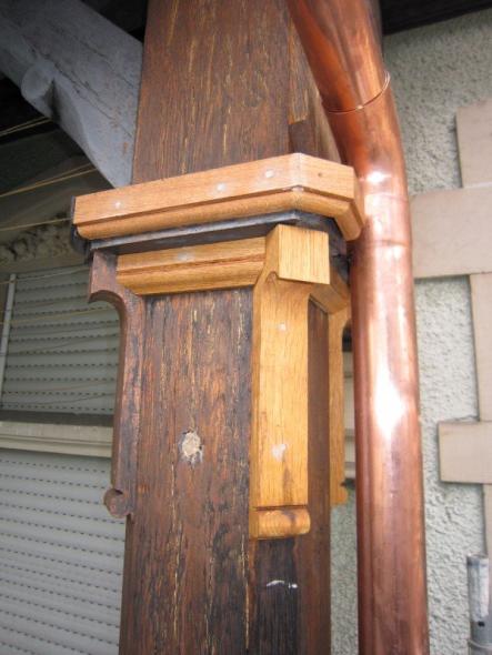 Restaurierung Stützbalken